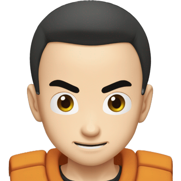 Krillin from dragonball emoji