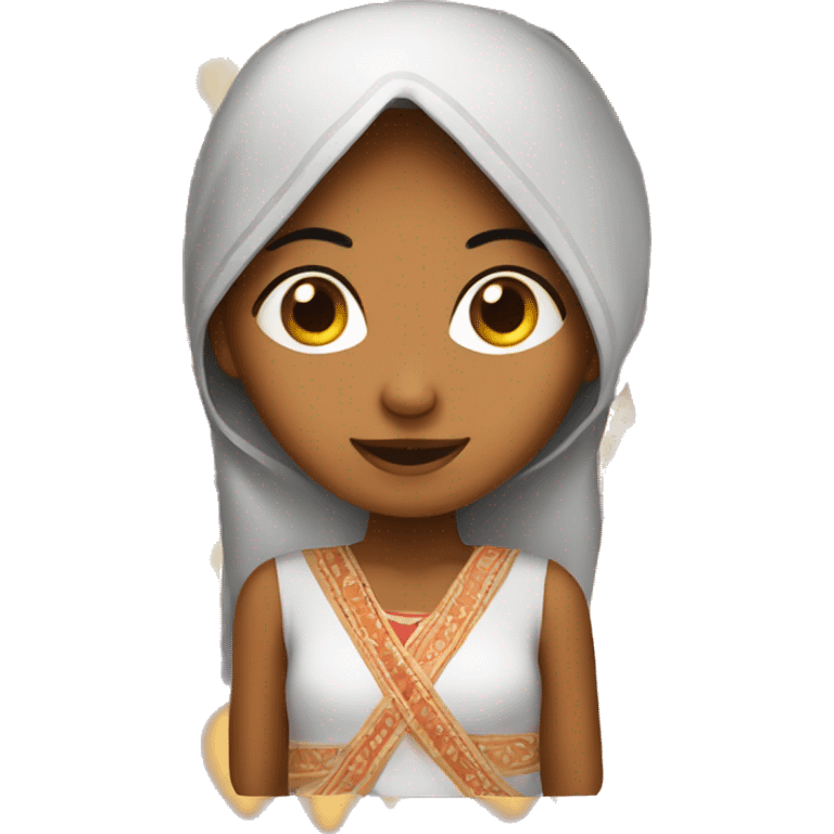 Indian naan girl  emoji