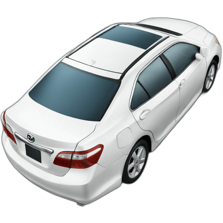 White Blue Camry 2008 emoji