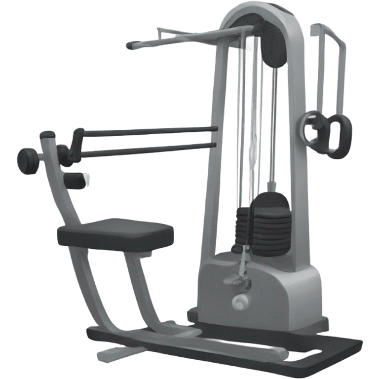 Workout Pully machine emoji