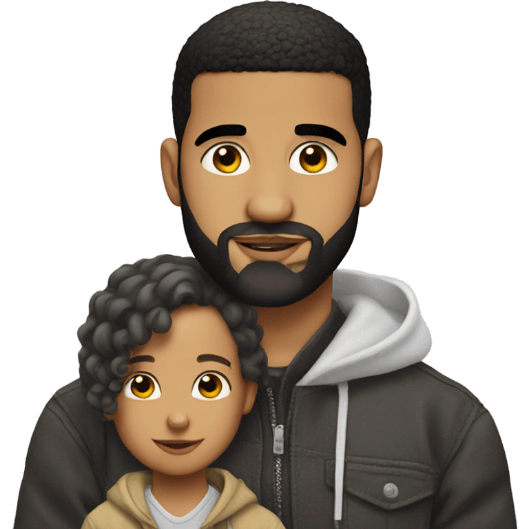 drake with a kid emoji