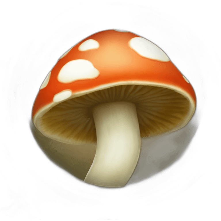 Mushroom in snipper scope emoji