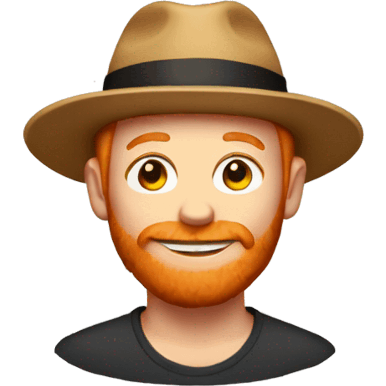 Ginger wearing hat  emoji