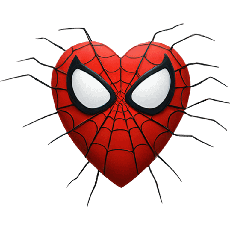 viral spider-man heart emoji