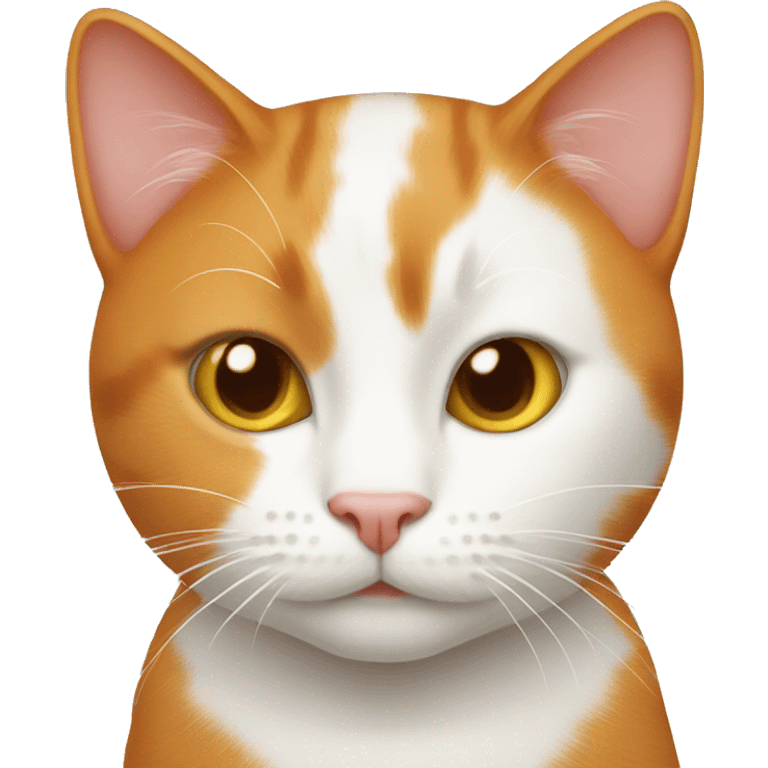 ginger and white cat emoji