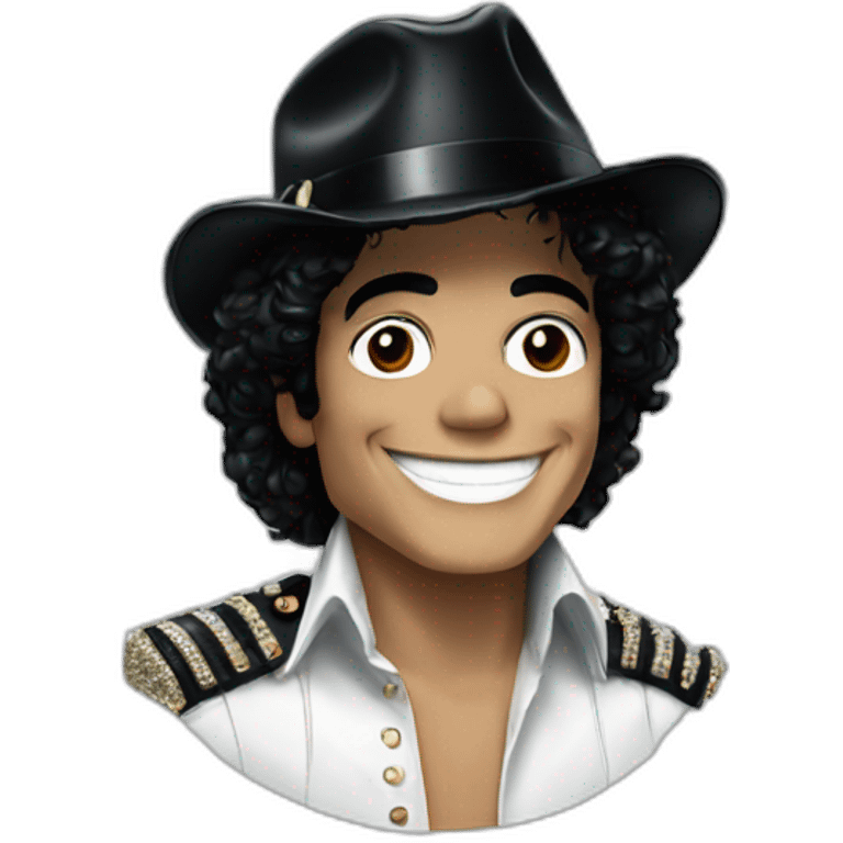 Michael Jackson smiling emoji