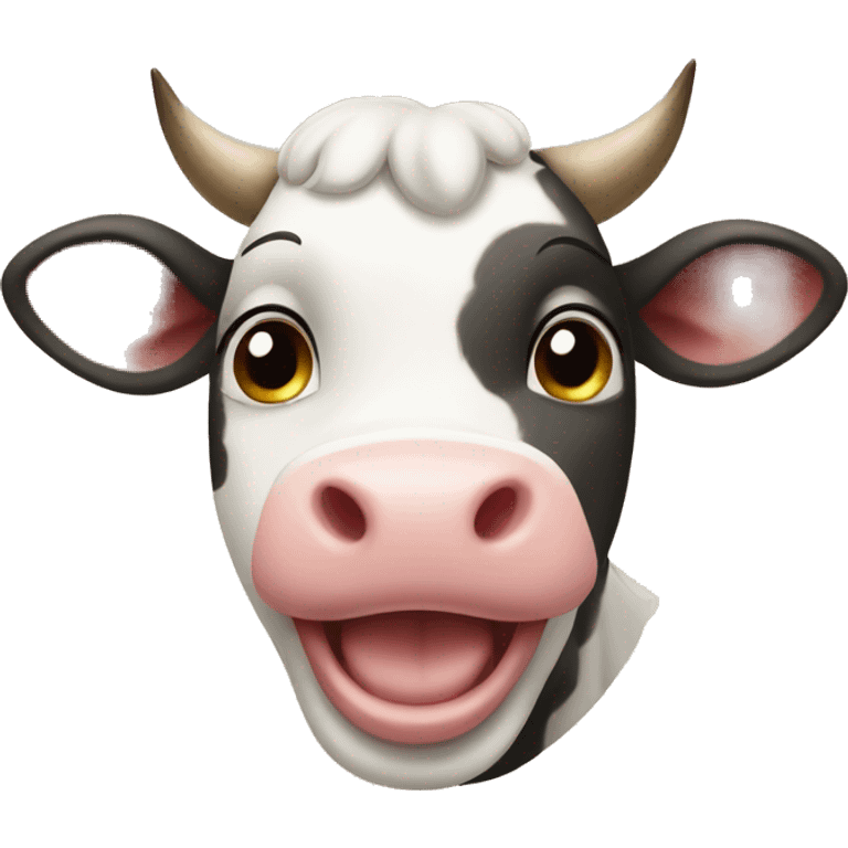 happy cow emoji