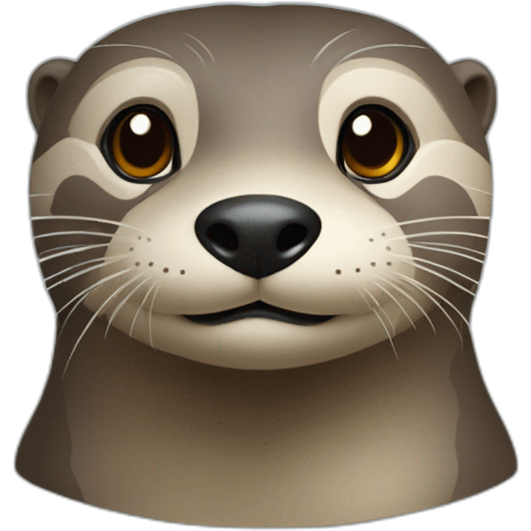 Loutre 1vec la tête de Zemour emoji