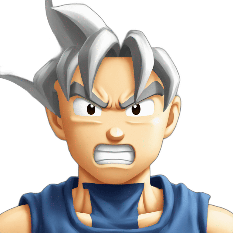 goku super saiyan angry emoji