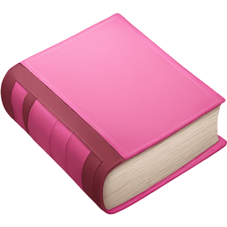 cute pink book  emoji