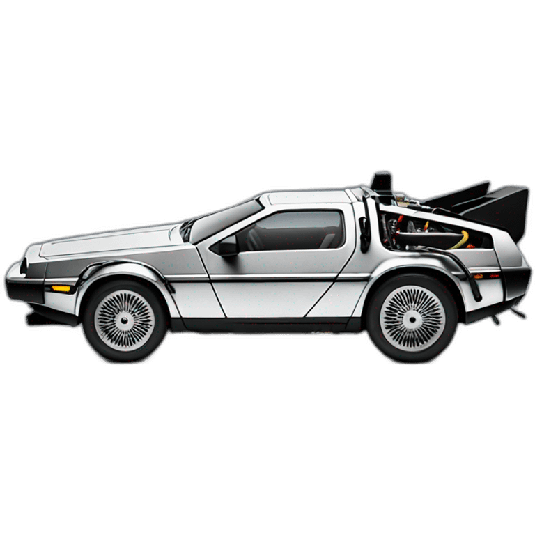 Back to the futur delorean emoji