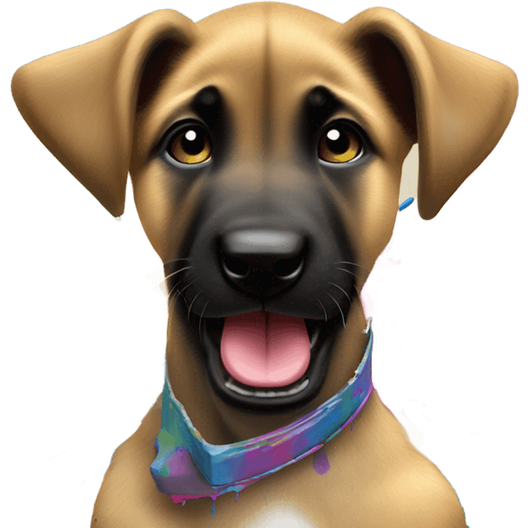 malinois puppy artist emoji