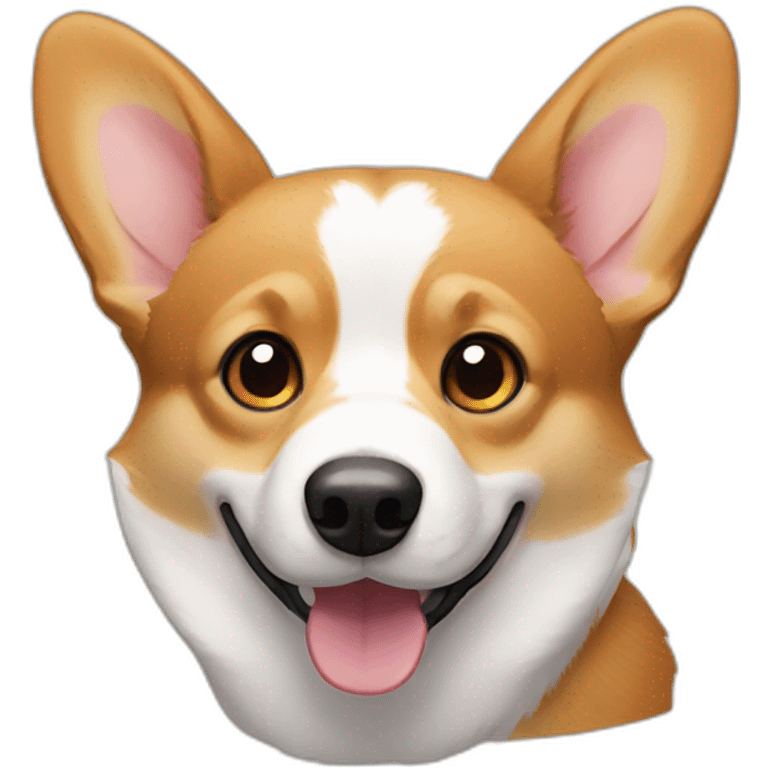 black and tan corgi emoji