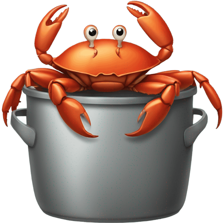 Crab in a pot emoji