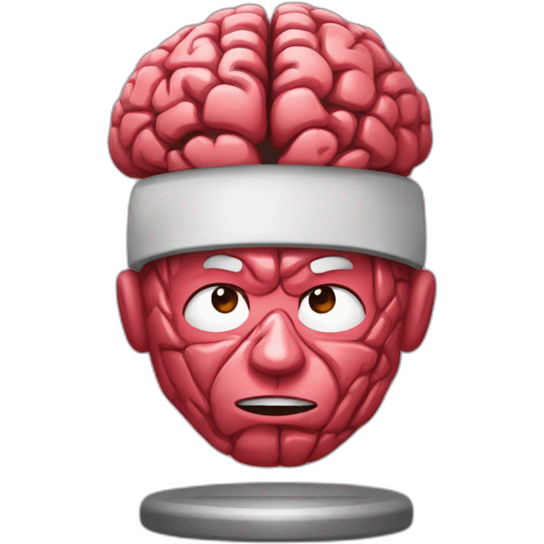 brains in the gym emoji