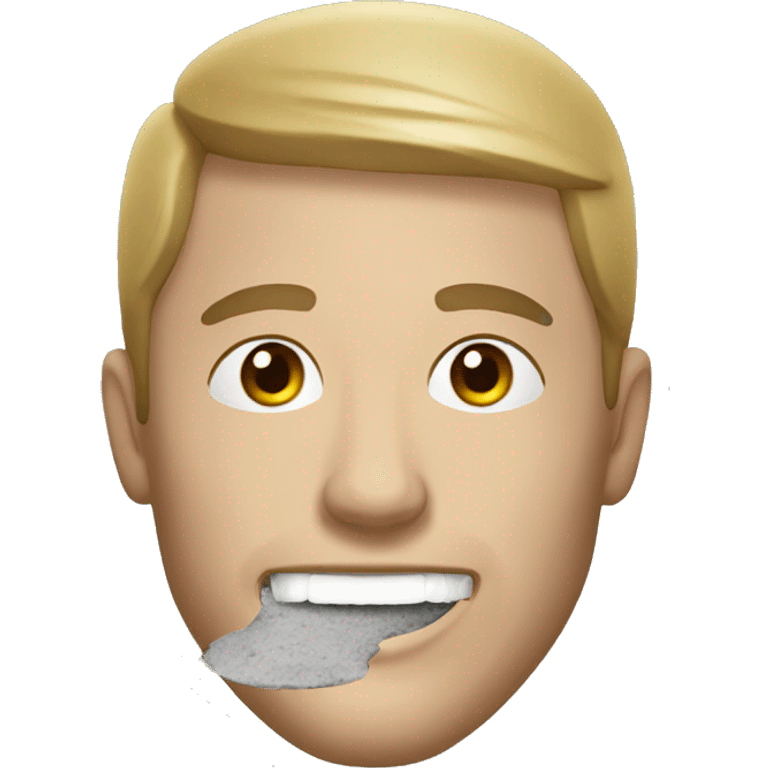 man who takes snus white emoji