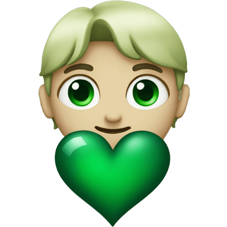 Dark Green Heart emoji