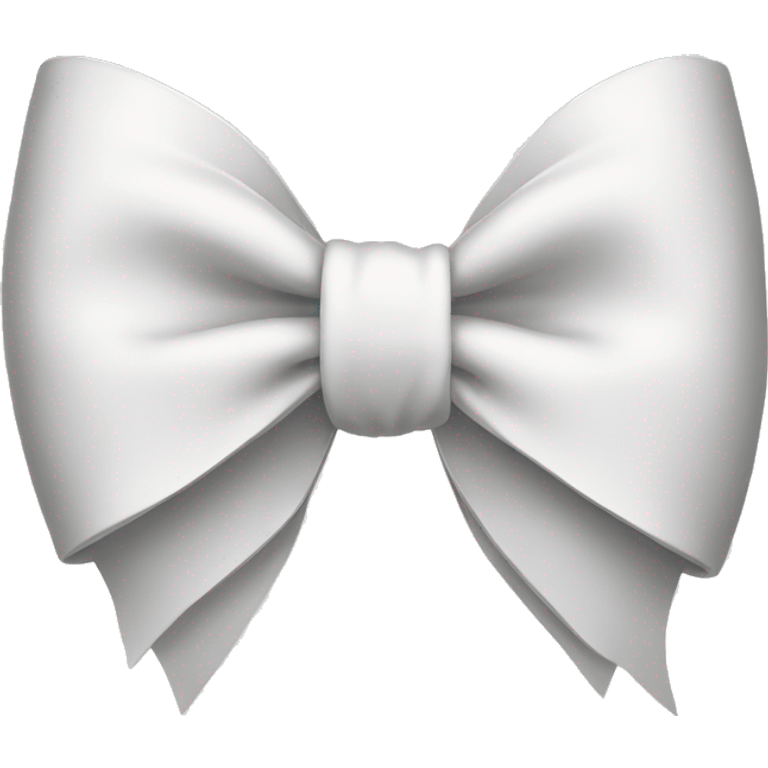 white bow emoji