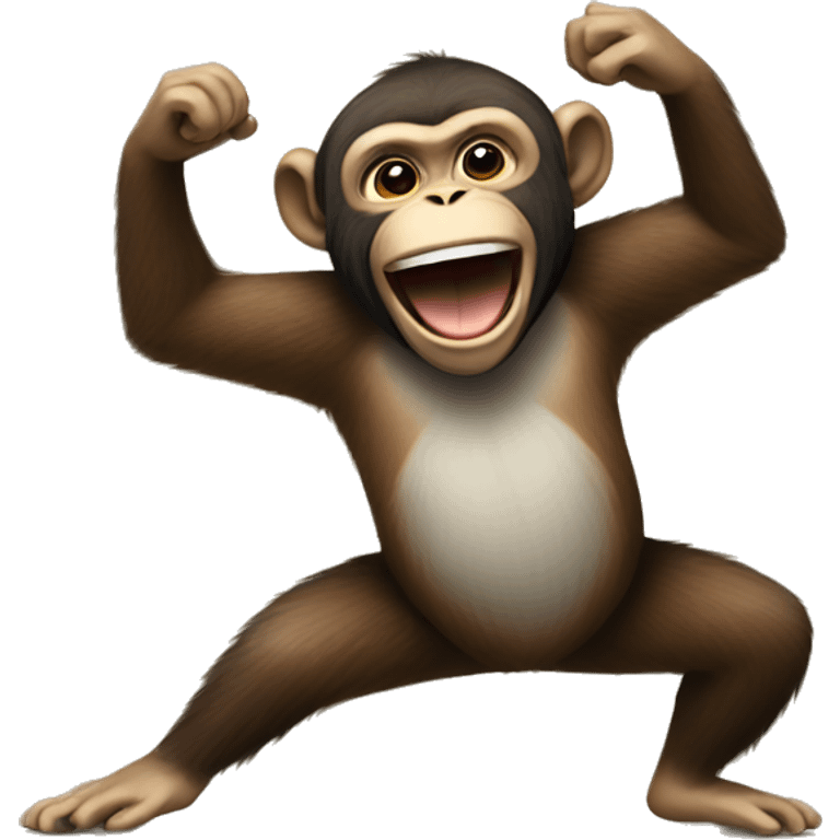 Monkey dancing  emoji