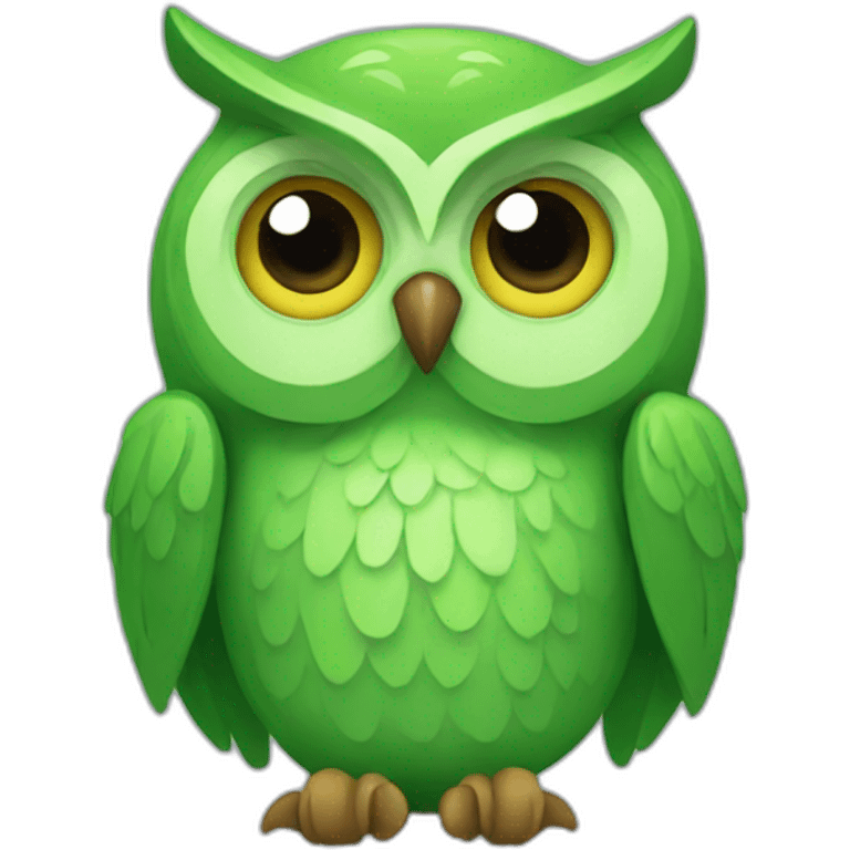 green owl emoji