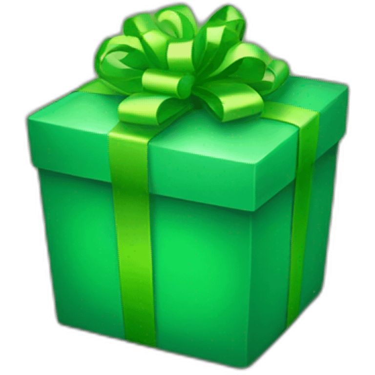 green gift emoji