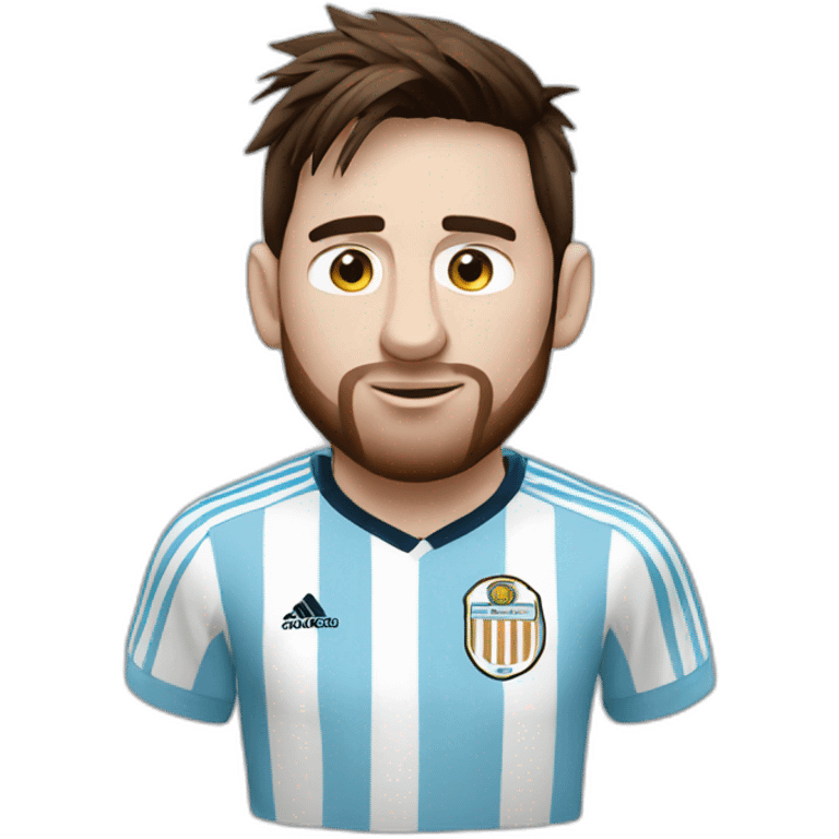 messi argentina emoji