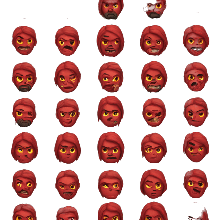 Diablo rojo emoji