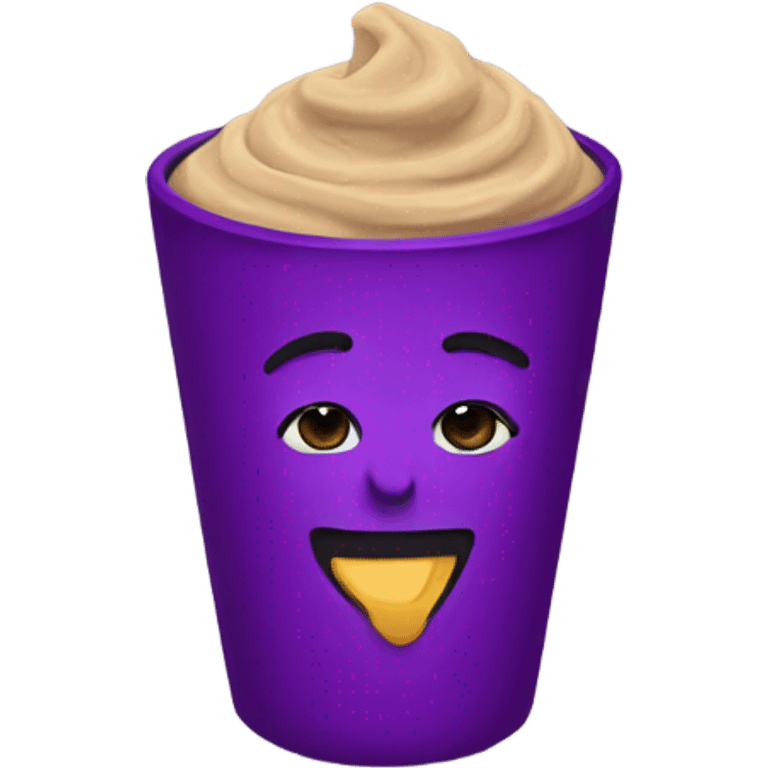 purple hummus emoji