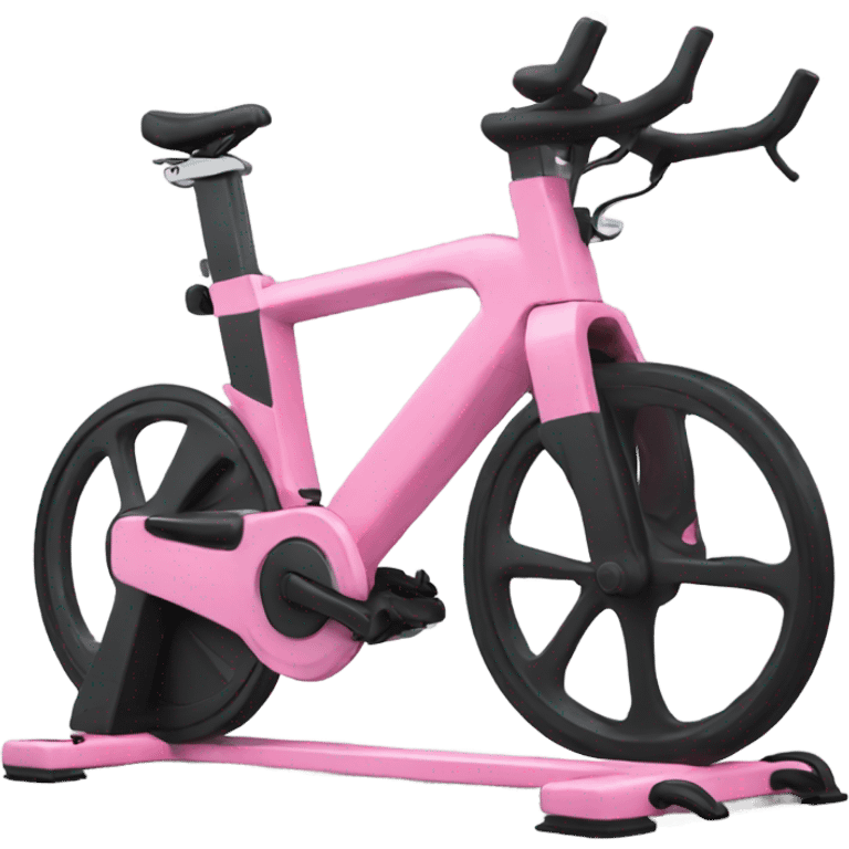 pink gym bike emoji