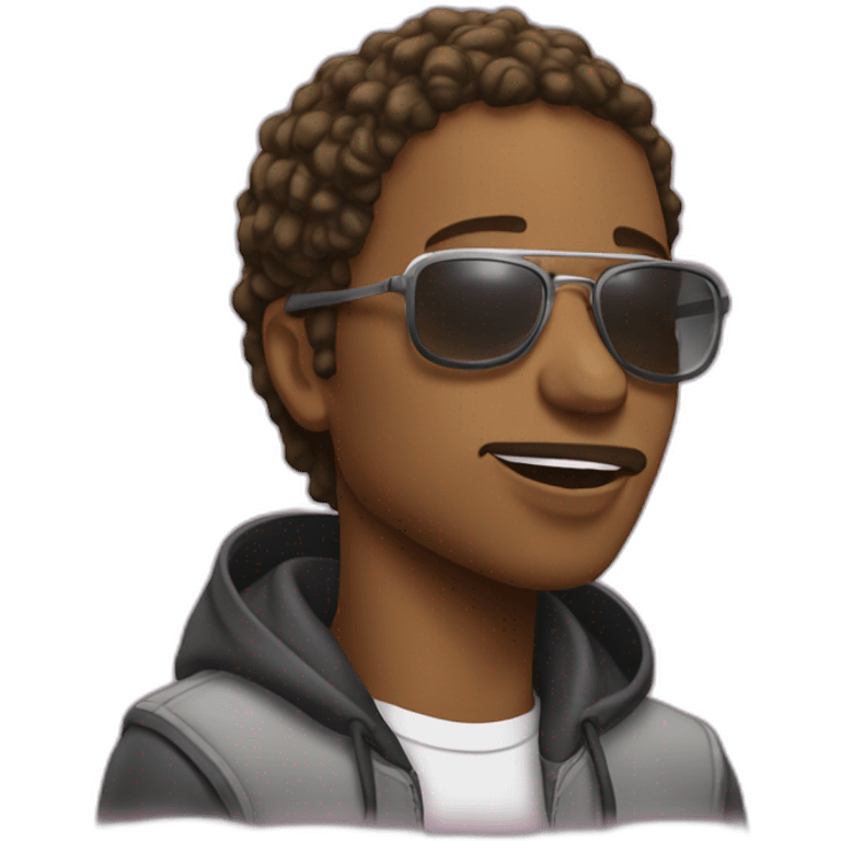 Le rappeur Gazo emoji