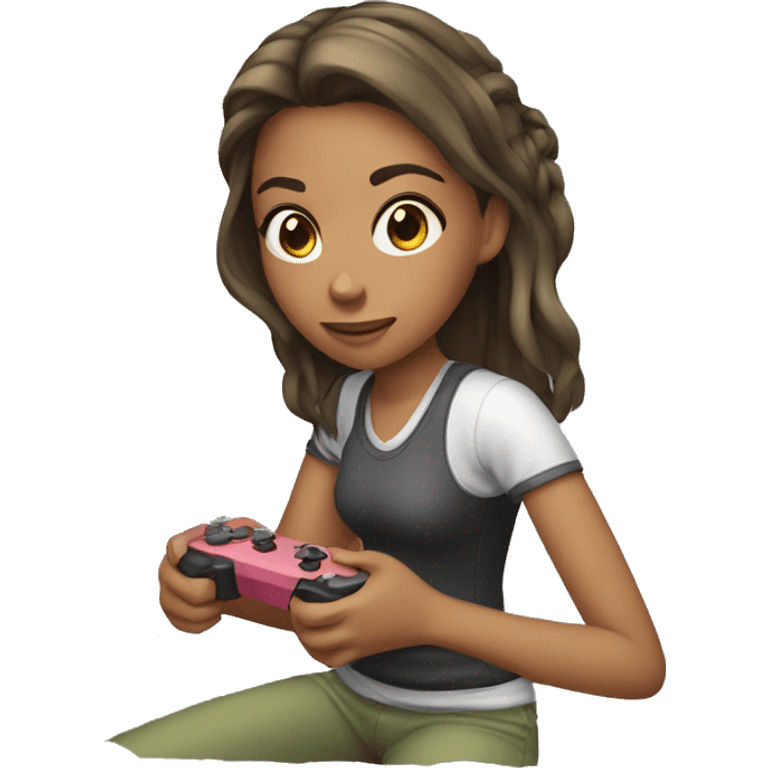 Girl gaming emoji