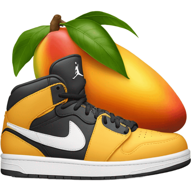 Buff Mango with Jordan’s on emoji