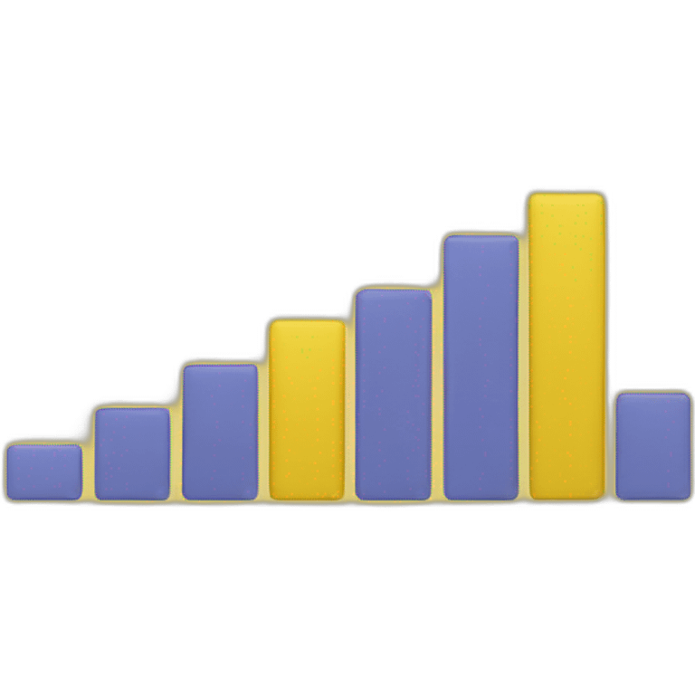 bar chart yellow increasing emoji