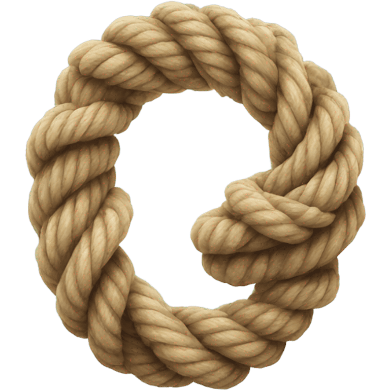 Curled rope emoji