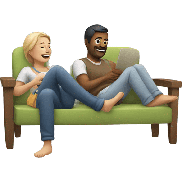 parents relaxing emoji