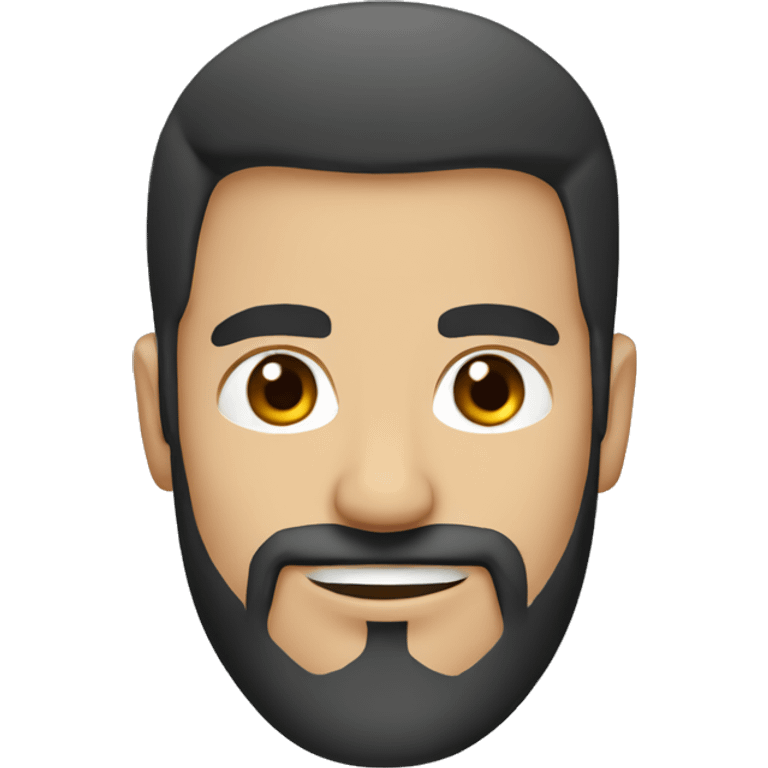 a turkish guy mountaineer with black eyes, dark hair, wheat-skinned, goatee emoji