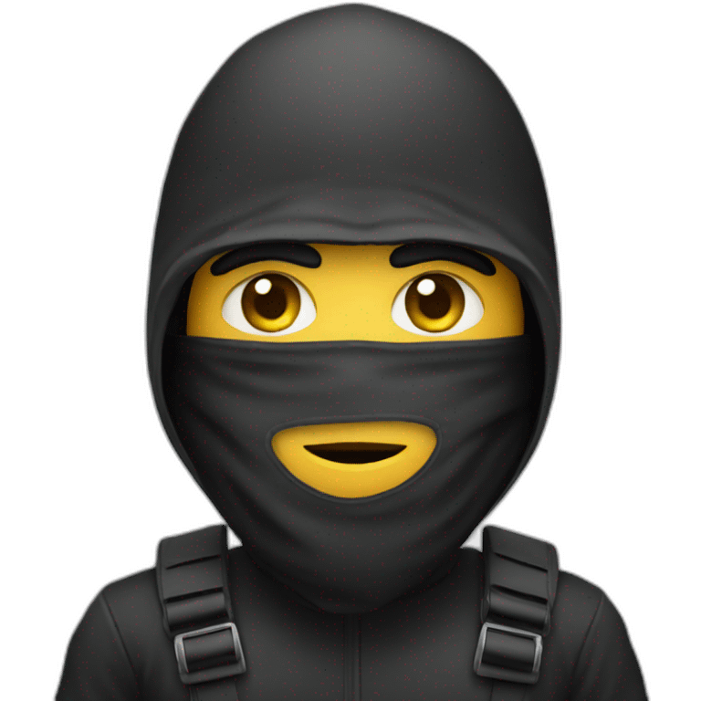 A robber emoji