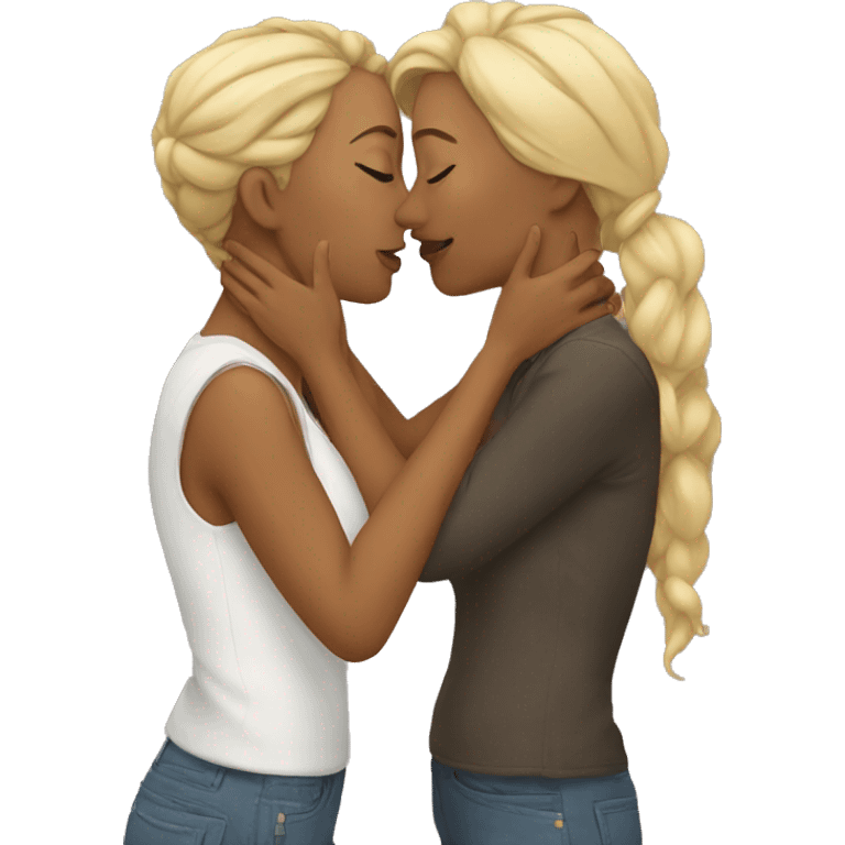 lesbian-kiss emoji