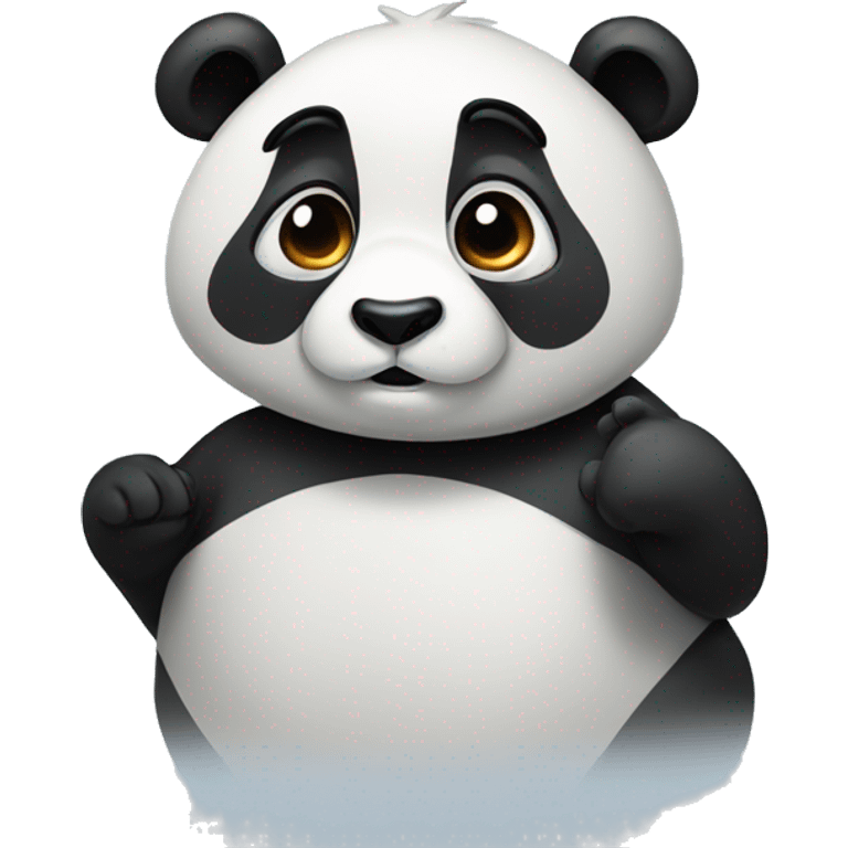 Panda saying sorry emoji