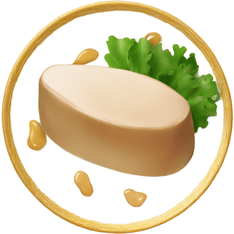 A foie gras plate  emoji