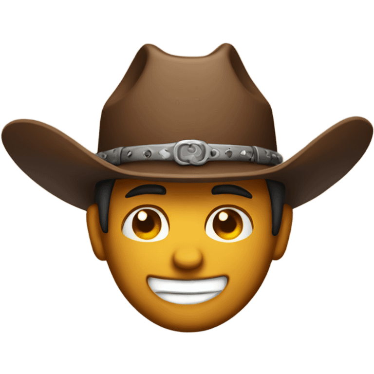 Cowboy winking  emoji