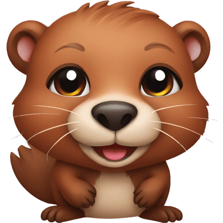 cute beaver emoji