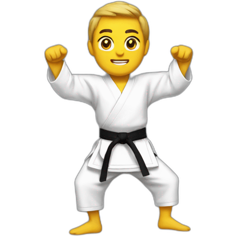 mascota karateka emoji