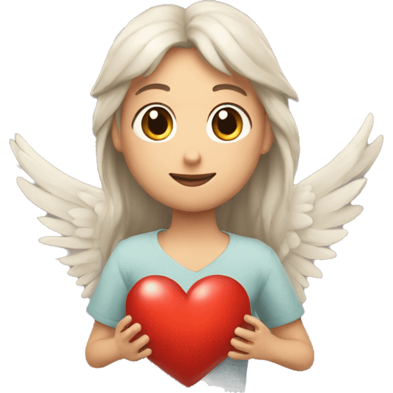 Corazón con alas emoji