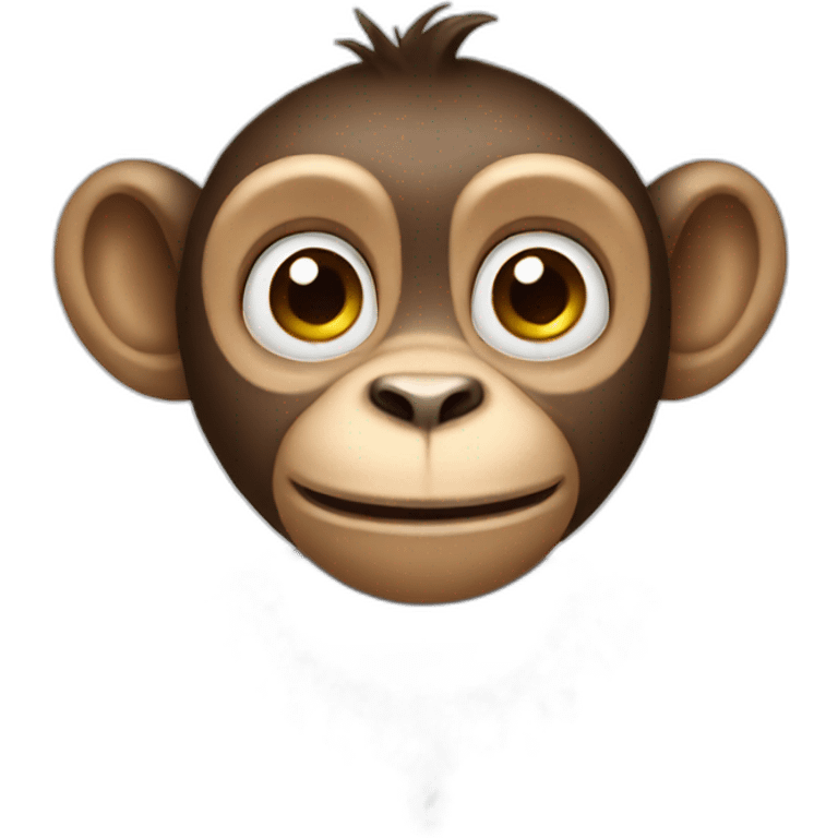 Monkey with earrings emoji