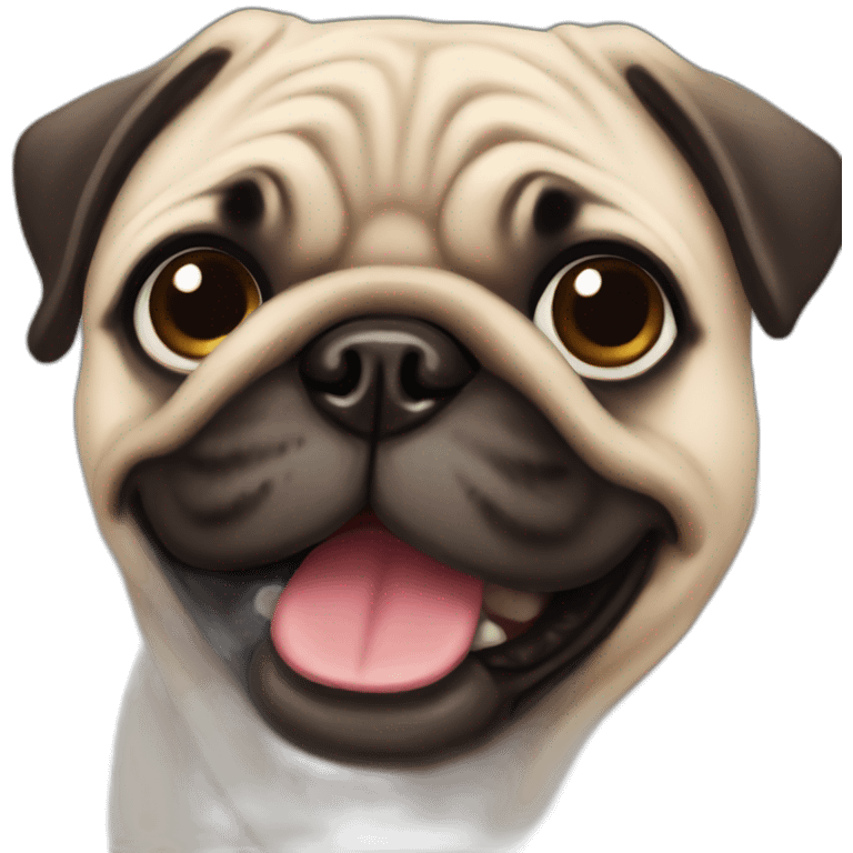 cute pug emoji