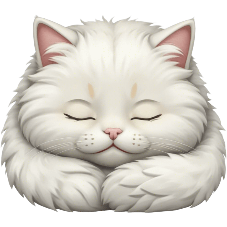 Sleeping cat emoji