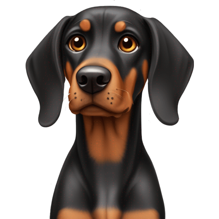 Doberman anda beagle  emoji