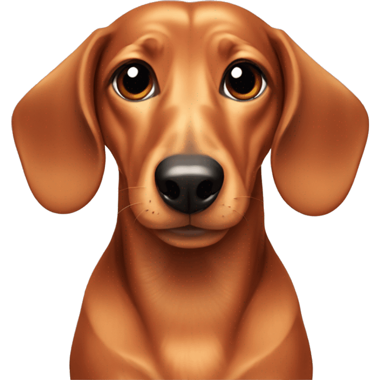 Dachshund with new year emoji