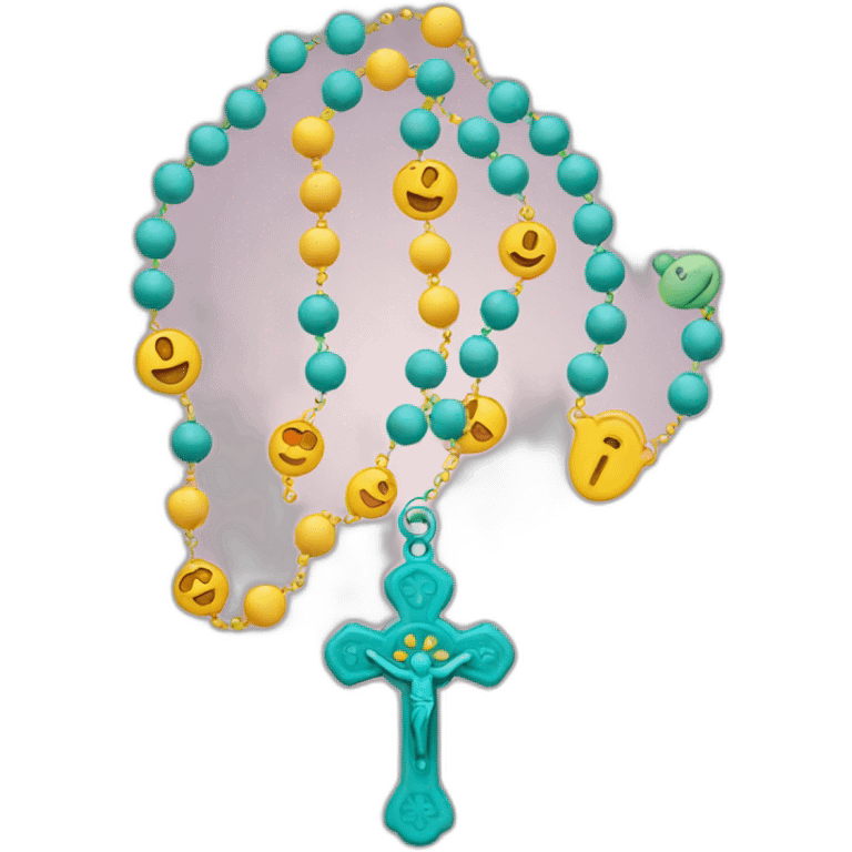 rosary with beads emoji